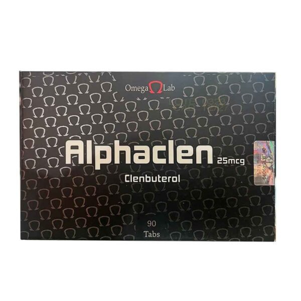 Alphaclen (clembuterol) Omega Labs 25mcg 90 tabs - Distribuidora FIT de México