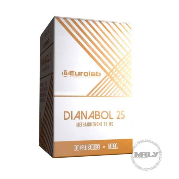 Dianabol 25 (dianabol oral) 25mg 60 caps Eurolab - Distribuidora FIT de México