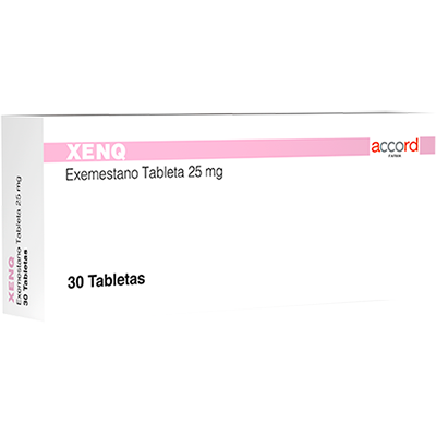 XENQ Exemestano Tableta 25mg | 30 tabs - Distribuidora FIT de México