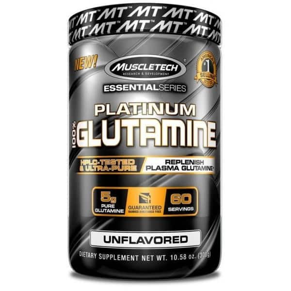 GLUTAMINA PLATINUM MUSCLETECH | 60 servicios - Distribuidora FIT de México