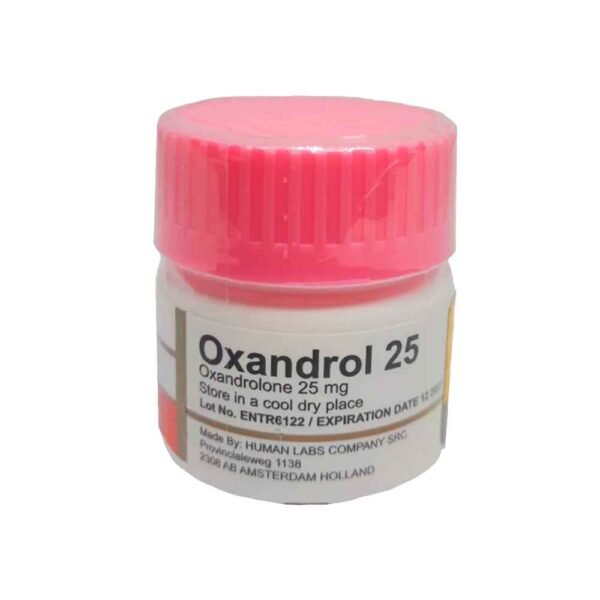 Oxandrol 25 (oxandrolona) 50 tabs Human Labs - Distribuidora FIT de México