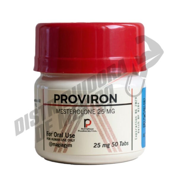 Proviron 25 mg 50 tabs Rotterdam Pharmaceutical - Distribuidora FIT de México