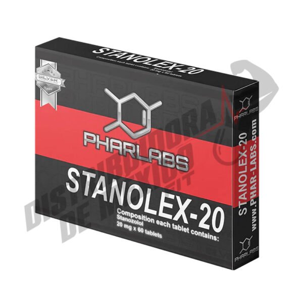 Stanolex-20 (stanozol oral) 20mg 60 tabs Phar Labs Silver - Distribuidora FIT de México