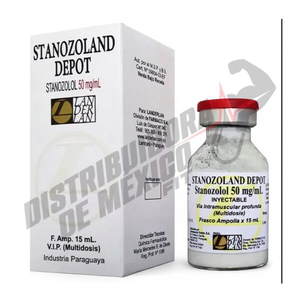 Stanozoland Depot (Stanozolol) 50mg/ml 15ml Landerlan - Distribuidora FIT de México