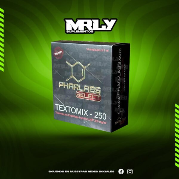 Textomix-250 (testo Enantato) 250mg/ml Phar Labs Select - Distribuidora FIT de México
