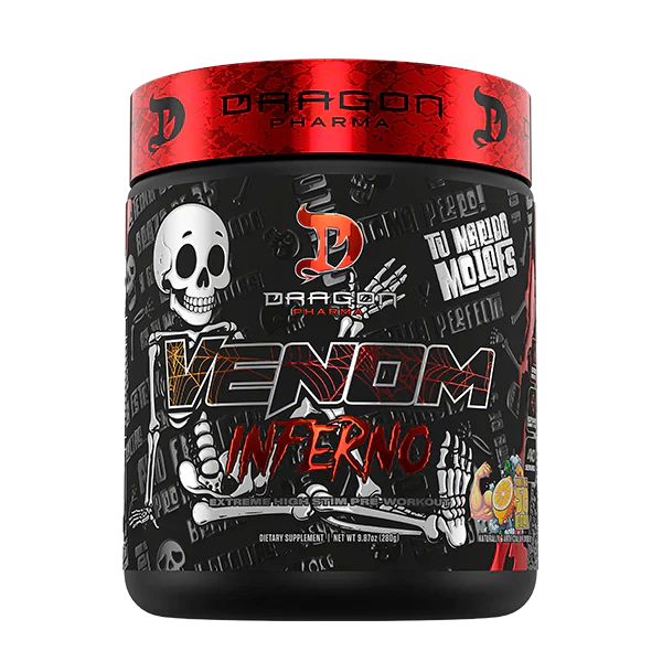 VENOM INFERNO| DRAGON PHARMA 40 SERV - Distribuidora FIT de México