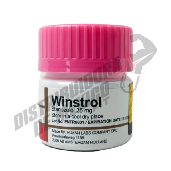 Winstrol (Stanozol) 25mg 60 tabs / Human Labs Company - Distribuidora FIT de México